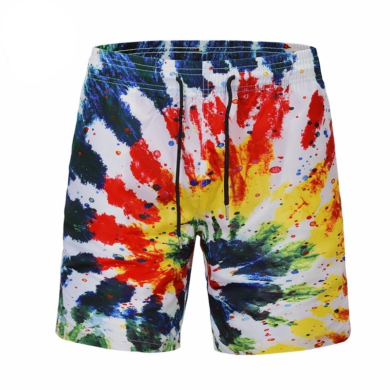 Rainbow Printed Graffiti Board Shorts - Queerks™