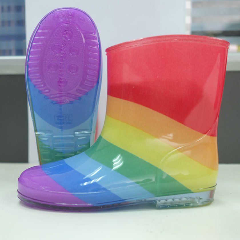 Rainbow Waterproof Rain Boots For Kids - Queerks™