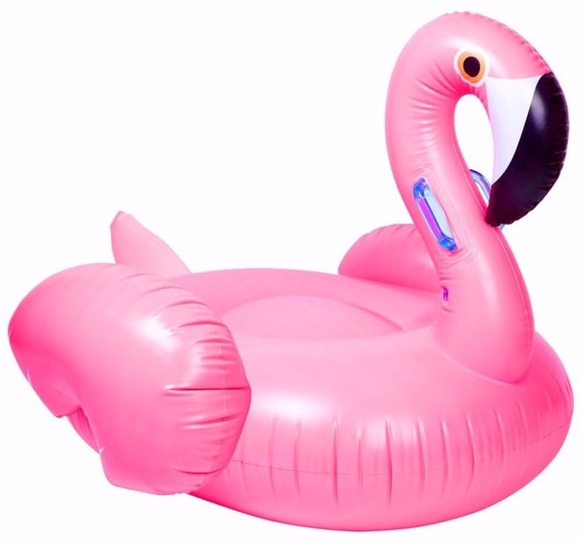 giant inflatable pink flamingo