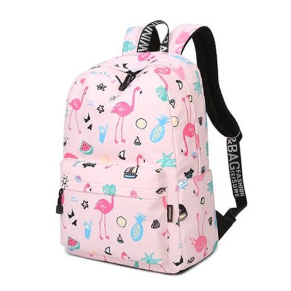 Waterproof Pink Flamingo Fashion Backpack - Queerks™