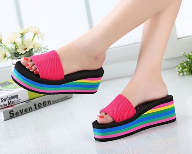 Colorful Wedge Beach Sandals - Queerks™