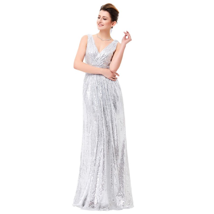 Elegant Sequin Evening Dress For Drag Queens - Queerks™