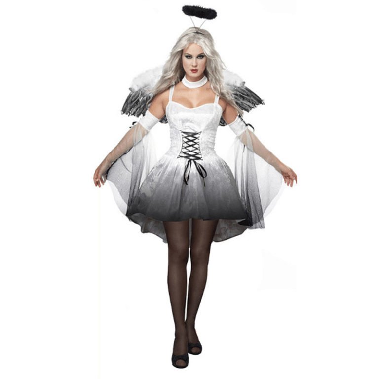Angel Costume For Drag Queens (With Headwear & Wings) - Queerks™