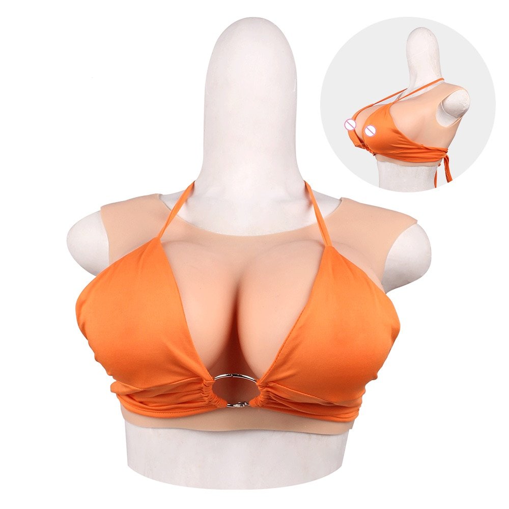 Low Collar Realistic Silicone Breastplate (3 Sizes) - Queerks™